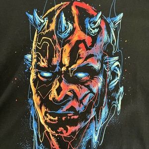 Large Gildan heavy Cotton Darth Maul Tee